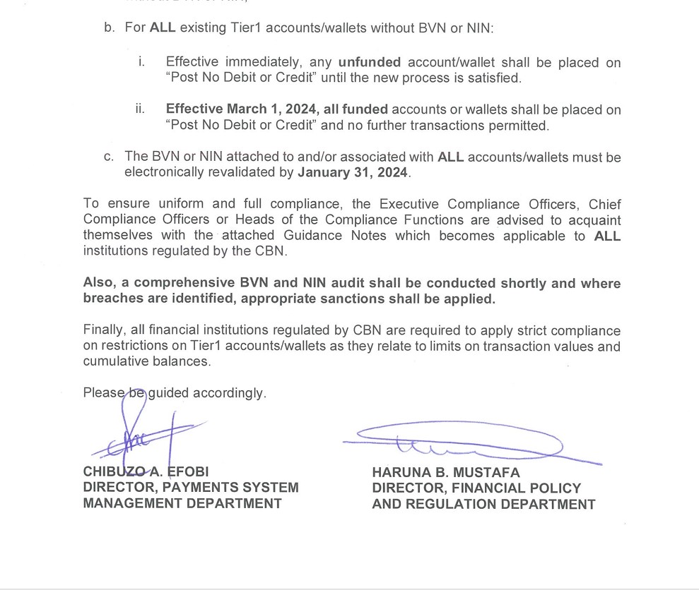 CBN'S circular on tier 1 wallets & accounts, guidance note & profiling of customers' accounts & wallets, AIRTIME2CASH, xpinokings limited. kingsvtu