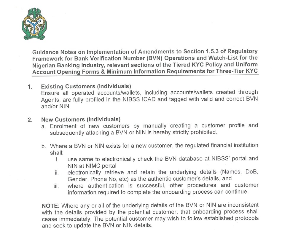 CBN'S circular on tier 1 wallets & accounts, guidance note & profiling of customers' accounts & wallets, AIRTIME2CASH, xpinokings limited. kingsvtu